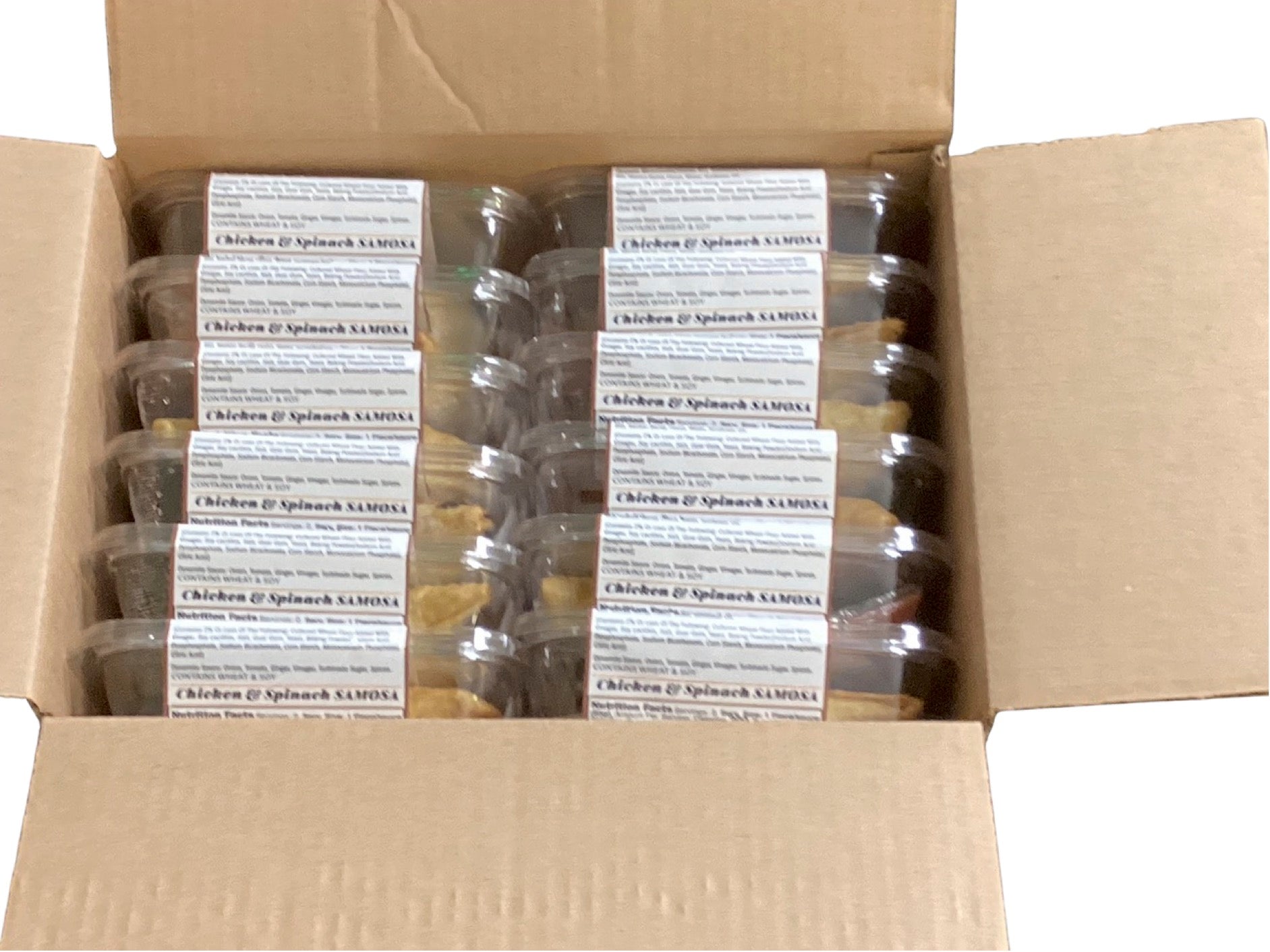 Chicken & Spinach Samosa, 2-piece Retail Pack w/ Sauce