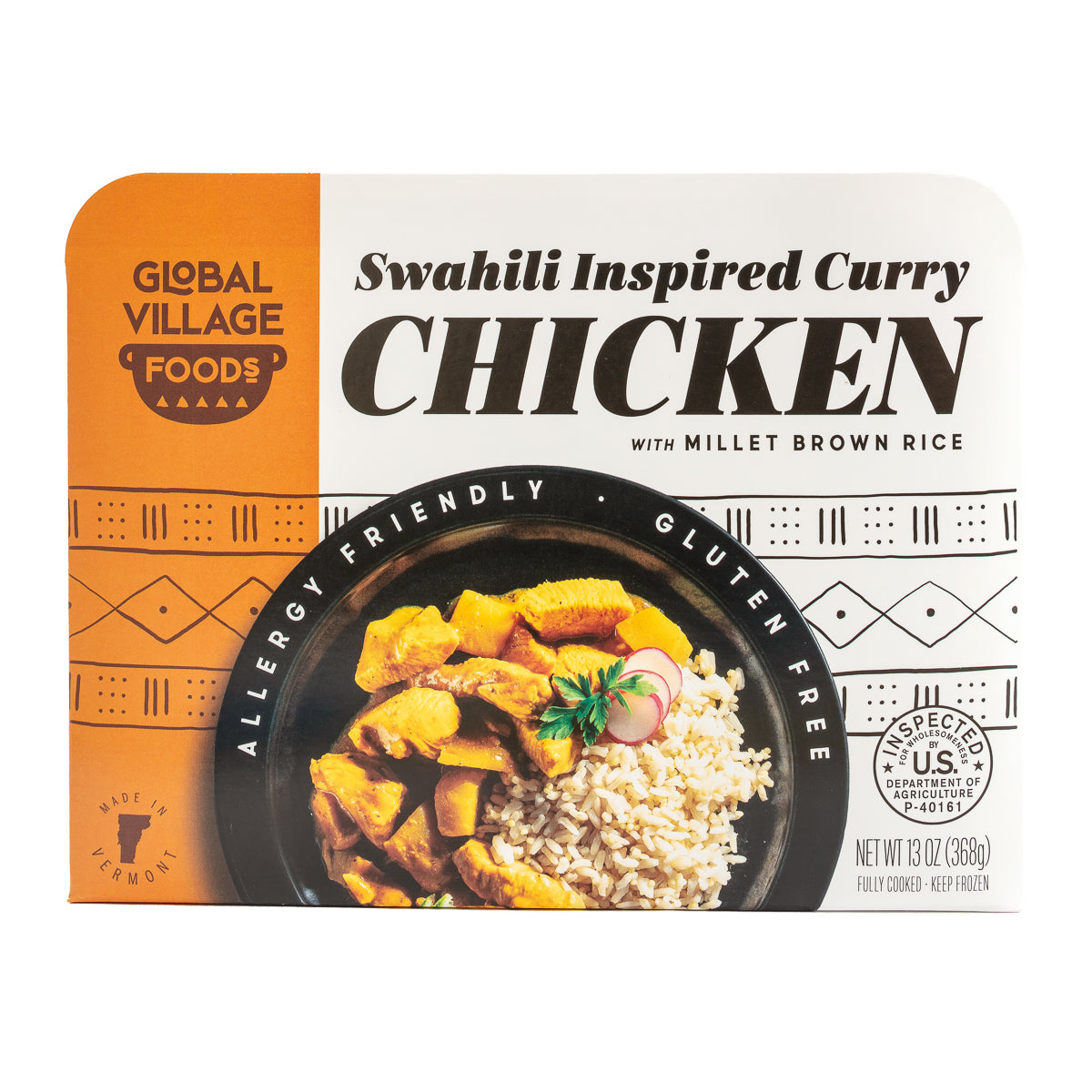 Swahili Inspired Curry Chicken with Millet Brown Rice