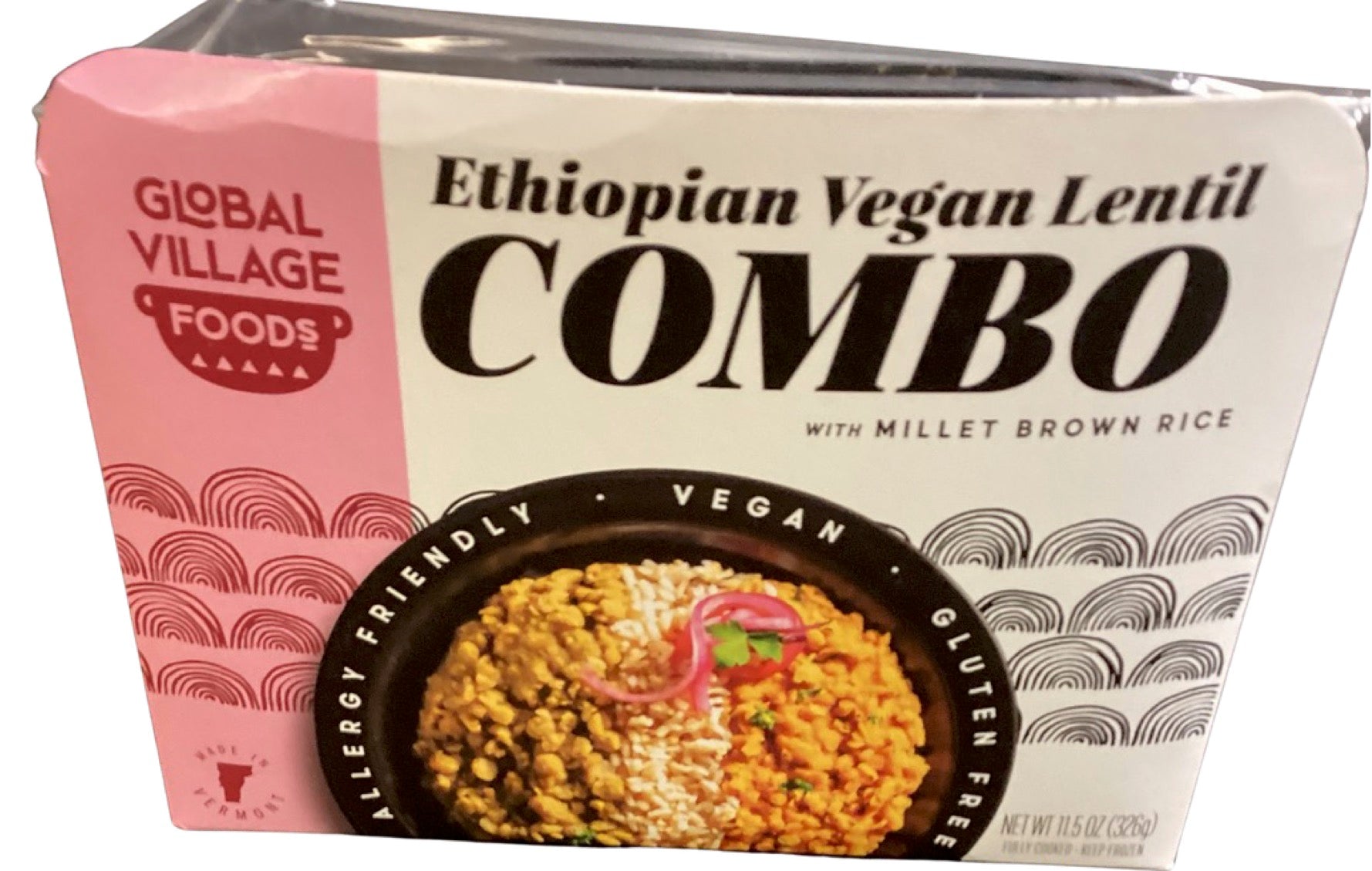 Ethiopian Vegan Lentil Combo with Millet Brown Rice