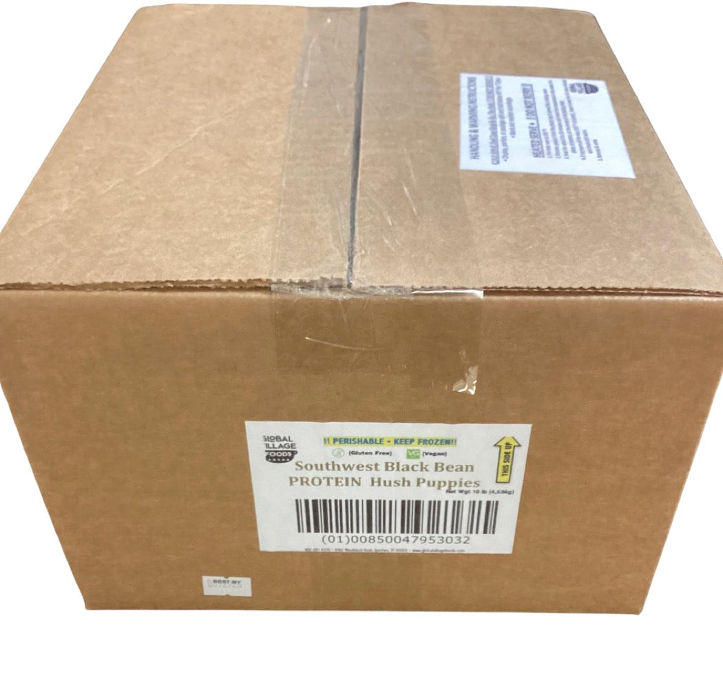 Southwest Black Bean Protein Hushpuppies