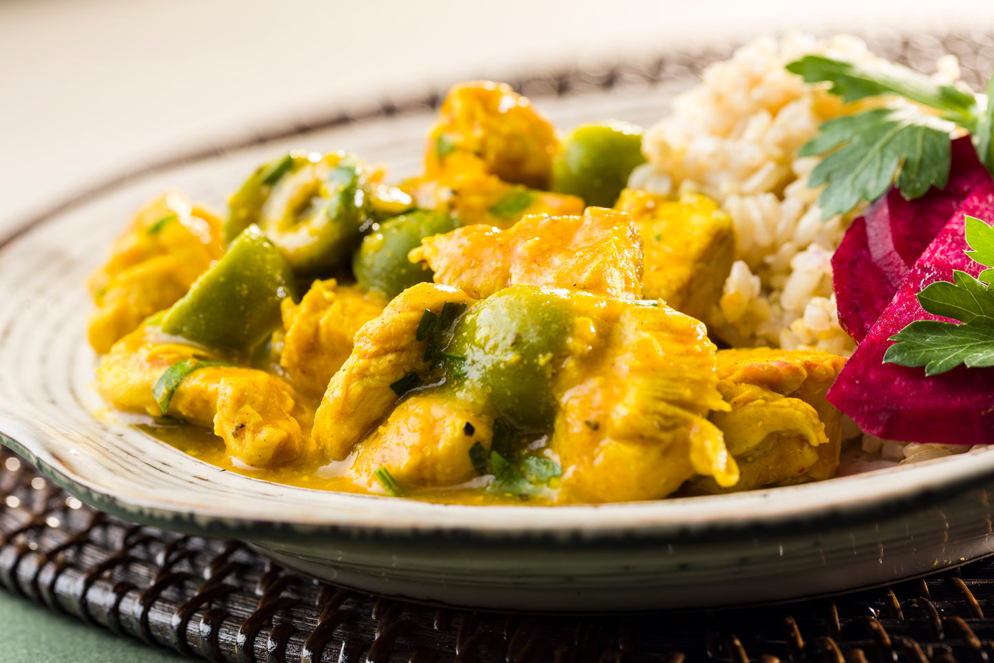 Moroccan Inspired Lemon Chicken & Olives with Millet Brown Rice