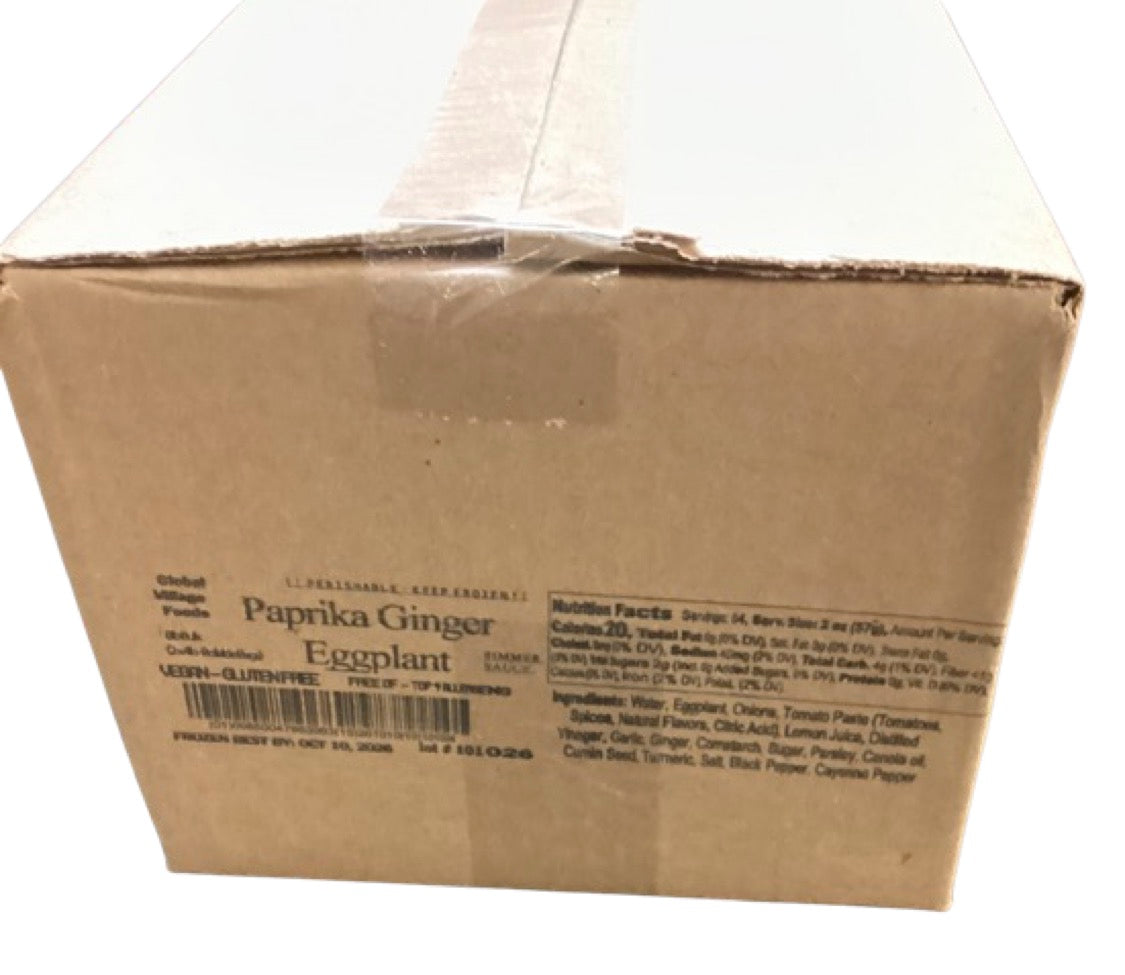 Paprika-Gingered Eggplant Simmer Sauce