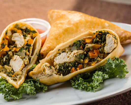 Mediterranean Spiced Chicken & Spinach Samosa (2.5oz)
